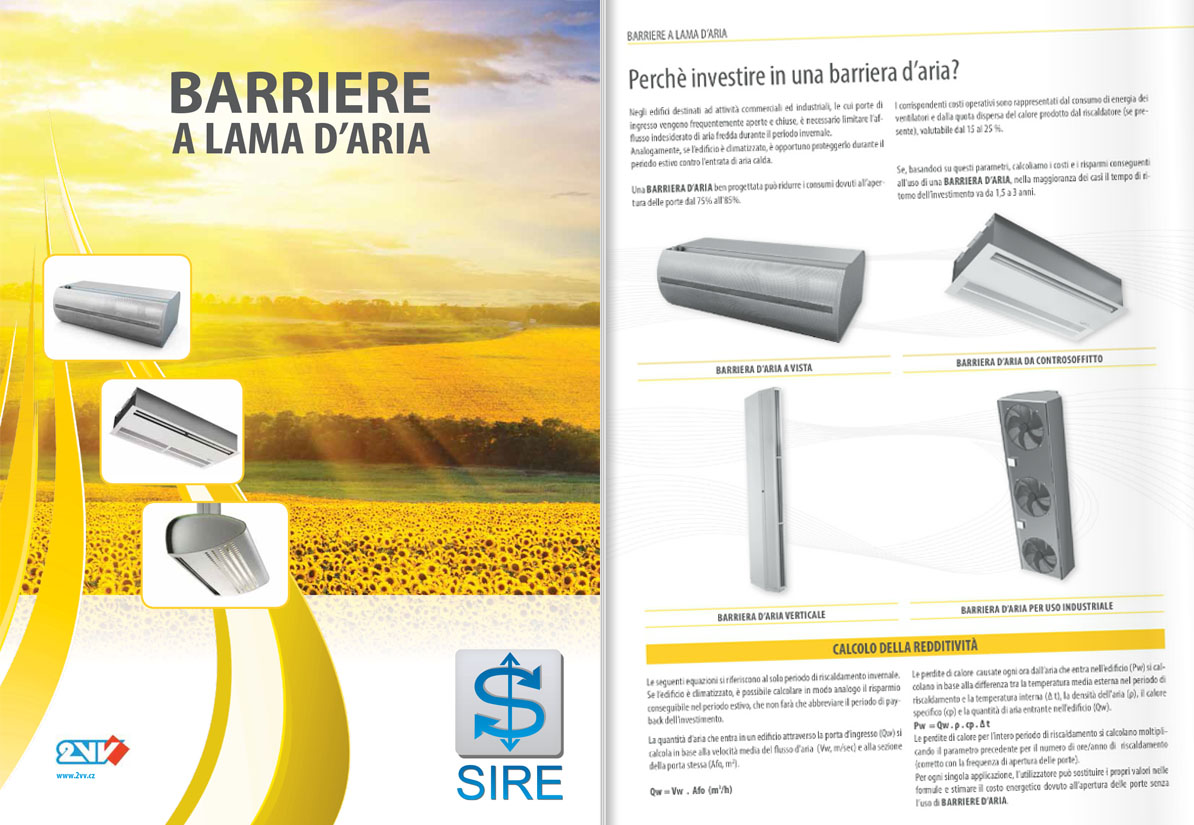 Catalogo Barriere Lama d'aria