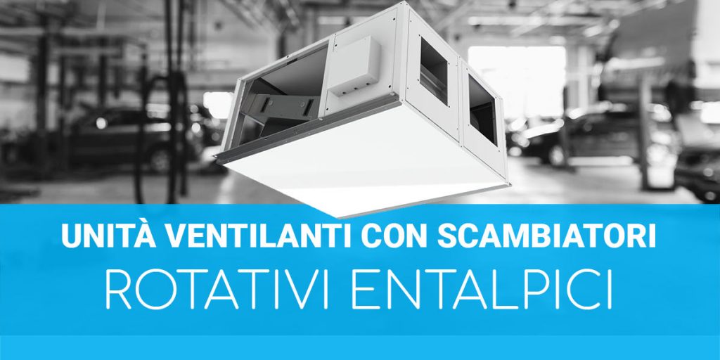 unità ventilanti scambiatori rotativi