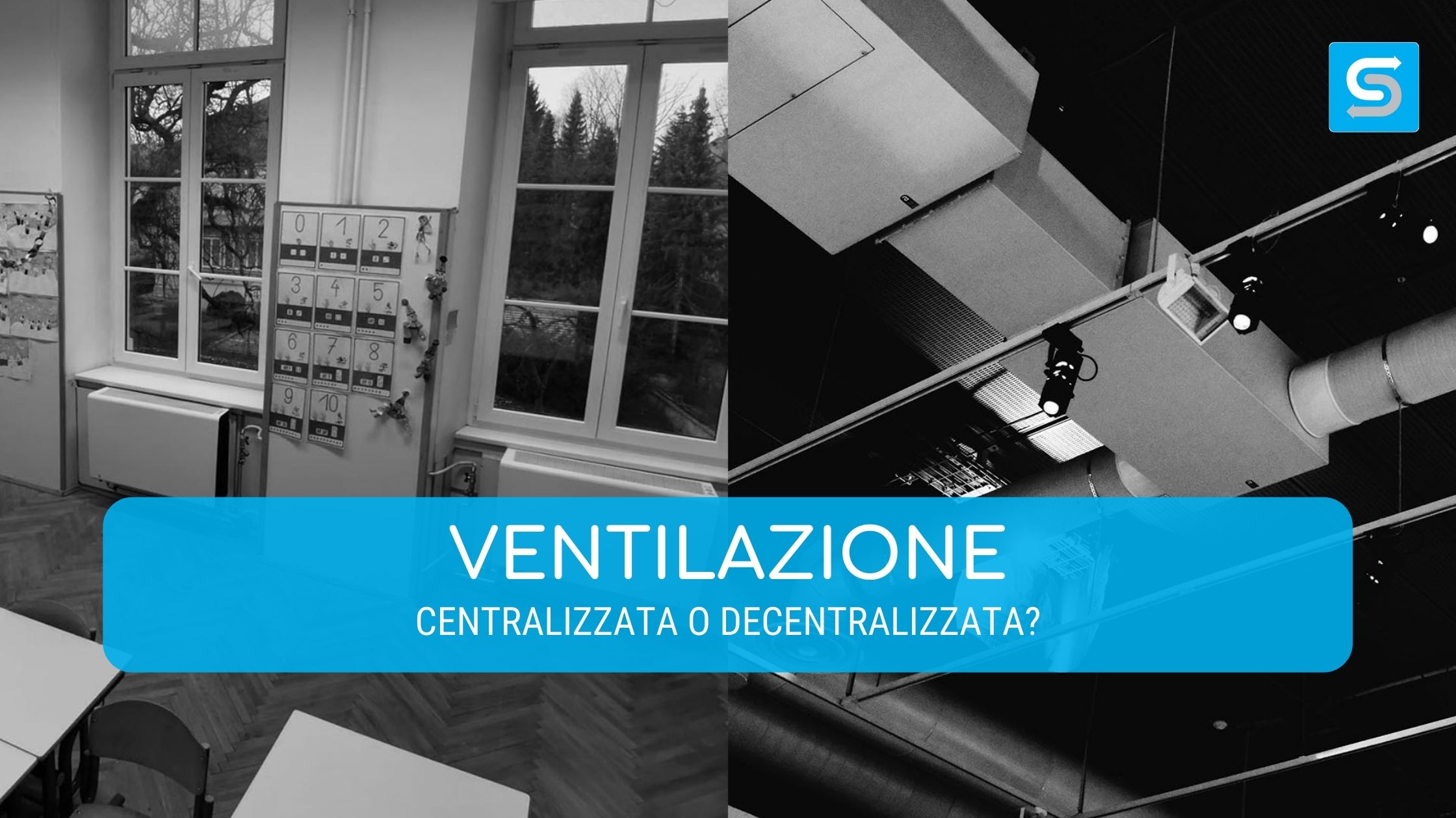 ventilazione canalizzata non canalizzata