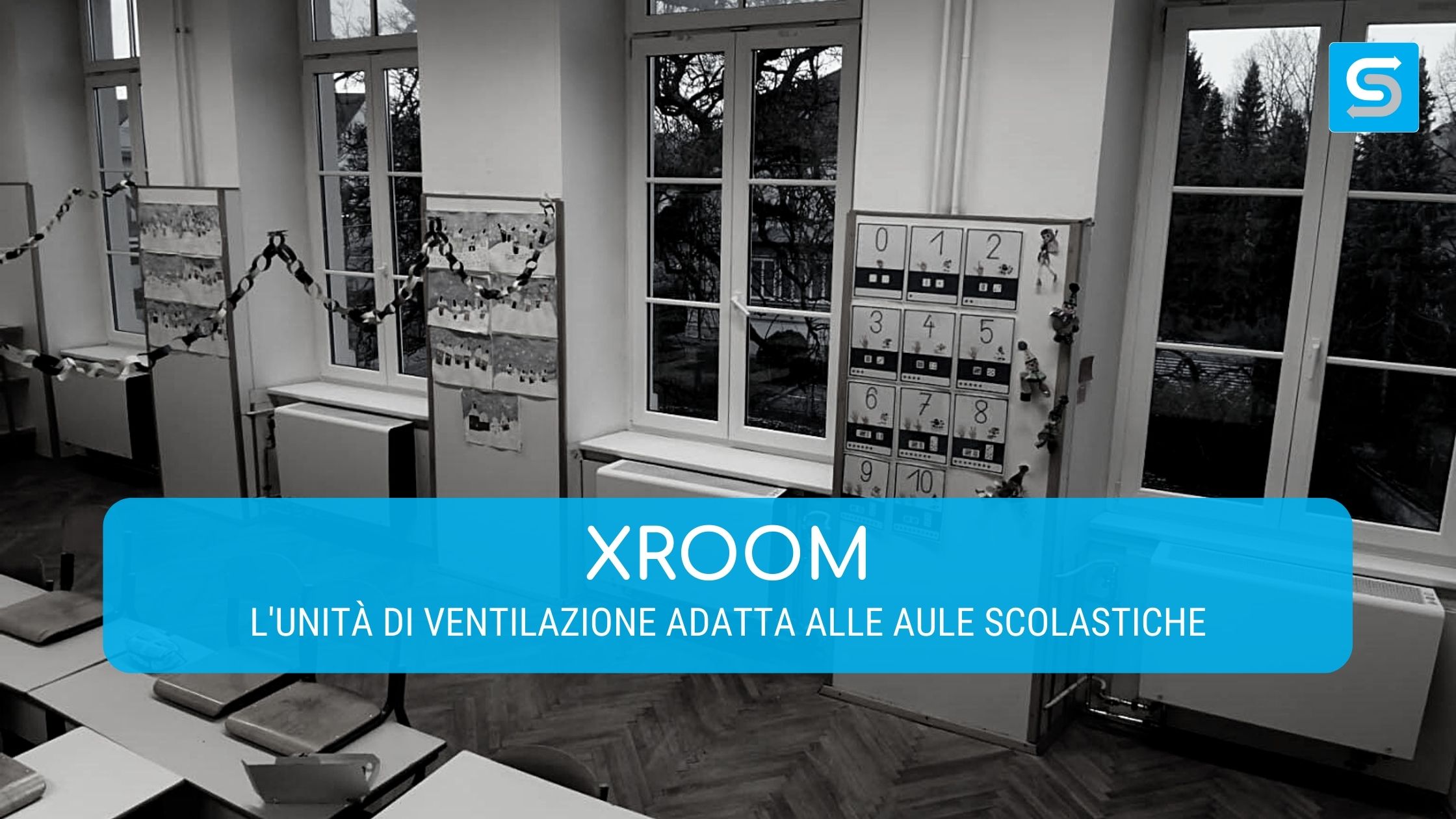 XROOM: l'unità di ventilazione adatta alle aule scolastiche